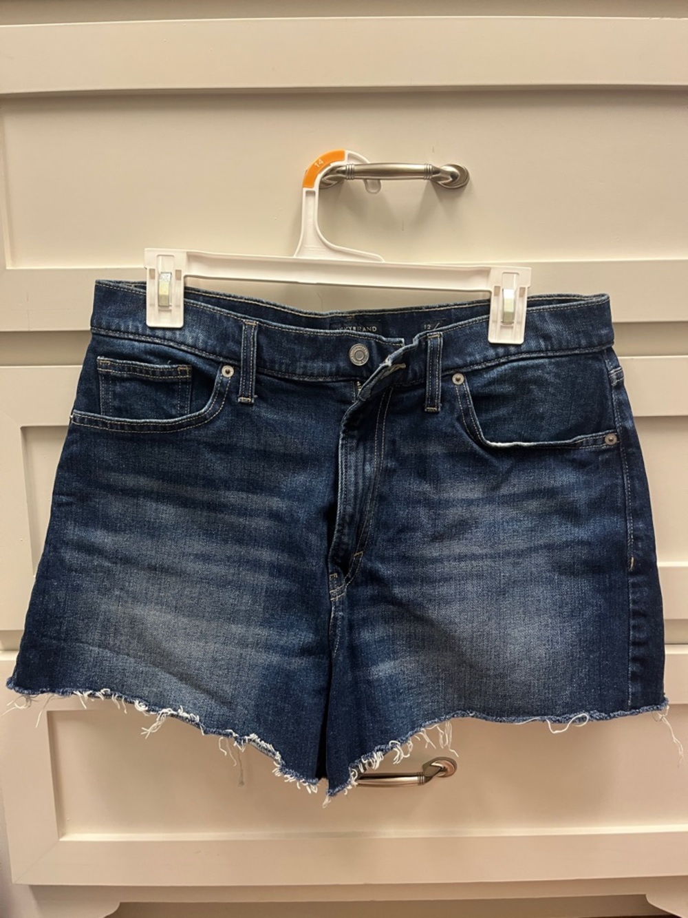Lucky Brand Dark Blue Denim Cutoff Shorts